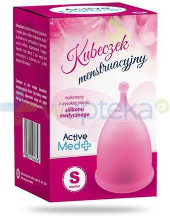 Active Med kubeczek menstruacyjny romiar S różowy 1szt
