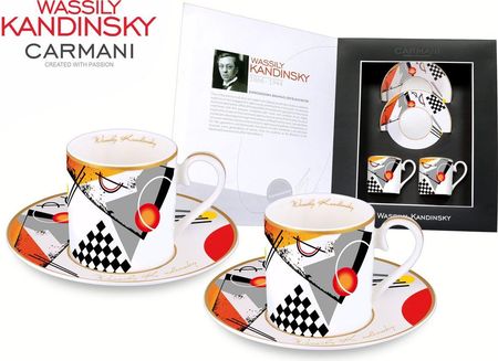 Carmani Kpl 2 Filiżanek Espresso Orange 1923R