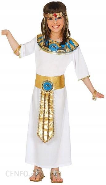 Strój Egipcjanka Sukienka Egipska Biała 110-116 - Ceny i opinie 