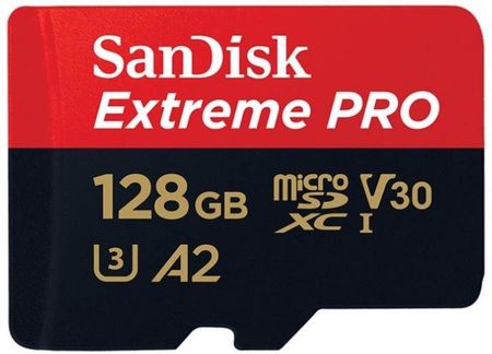SanDisk microSDXC 128GB Extreme PRO V30 Class 10 (SDSQXCY128GGN6MA)