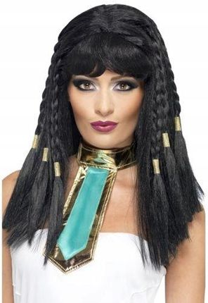 Peruka Kleopatra warkocze grzywka włosy Egipt Nil