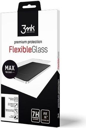 3MK Szkło hartowane Flexible glass Max Iphone 6/ 6S Biały