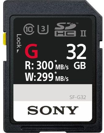 Sony SDHC Professional 32GB UHS-II U3 Class 10 (SF32G)