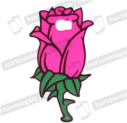 Nemo Etui 3D Róża Samsung S6 Róż