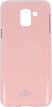 Mercury Goospery Etui Jelly Samsung J6 2018 jasno różowe
