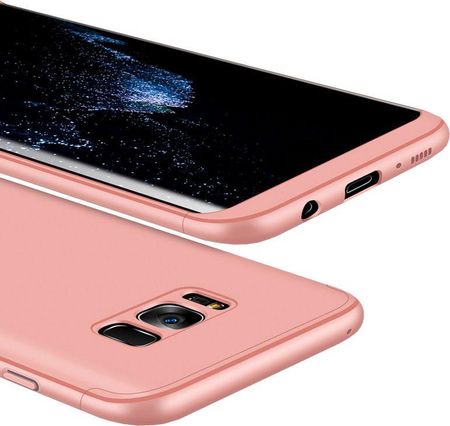 Hurtel Etui Samsung Galaxy S8 Plus G955 360 Protection pokrowiec na przód + tył różowy