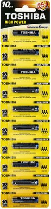 Toshiba LR03 AAA BP1 1,5V 10szt (LR03GCPBP1X10)