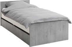Zdjęcie Jysk Łóżko Billund 90X200 Biały Beton - Siedlce