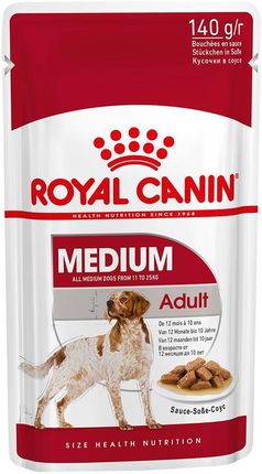 Royal Canin Medium Adult Wet 10x140g