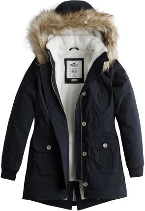 Hollister teddy clearance lined parka