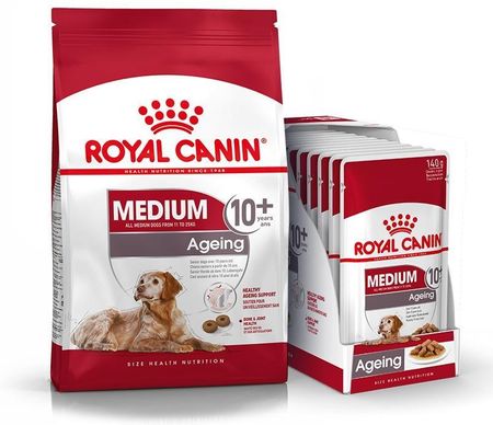 Royal Canin Multipack Medium Ageing 15kg + Medium Ageing Wet 10x140g