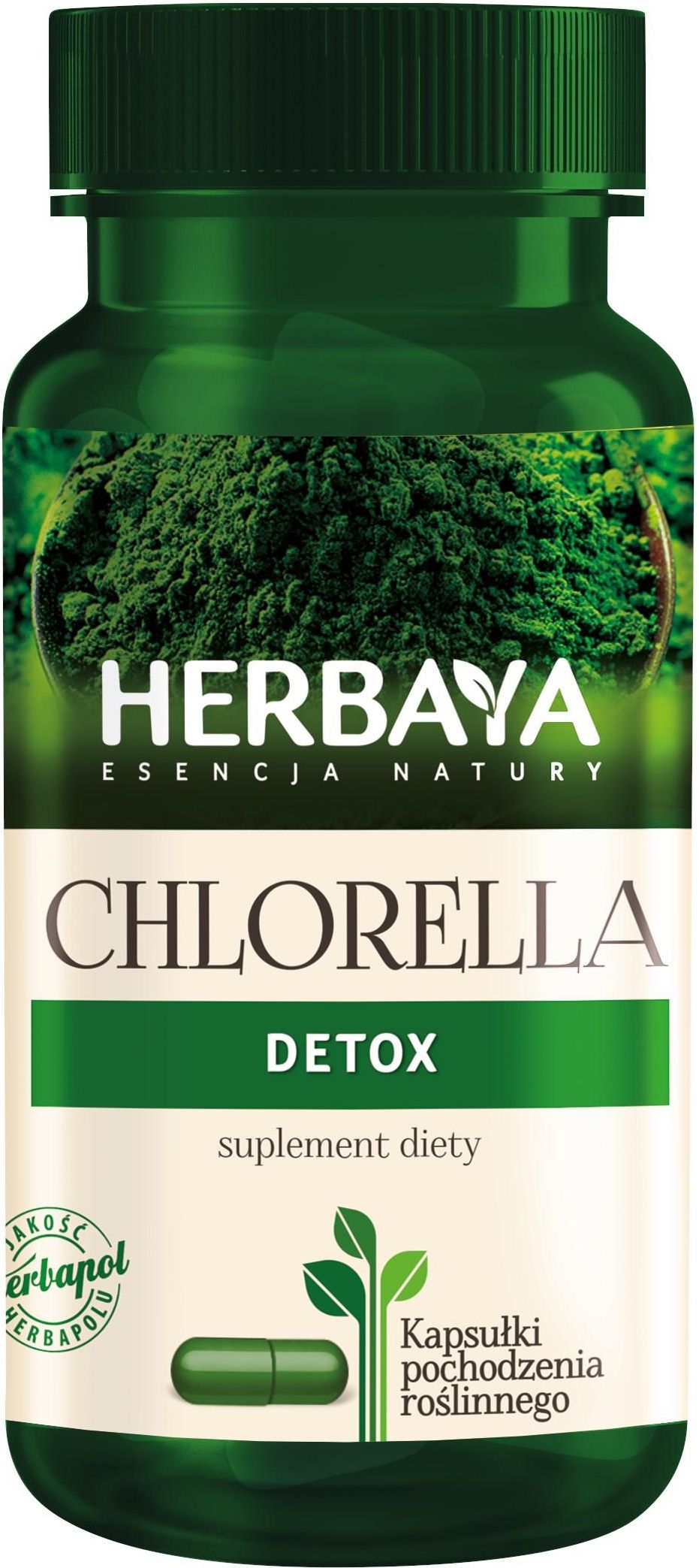 Herbaya Chlorella Detox 625mg 60 kaps Opinie i ceny na Ceneo.pl