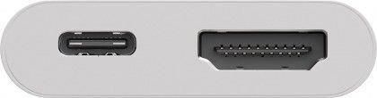 Goobay Adapter USB Goobay - HDMI + USB-C Biały (62110)