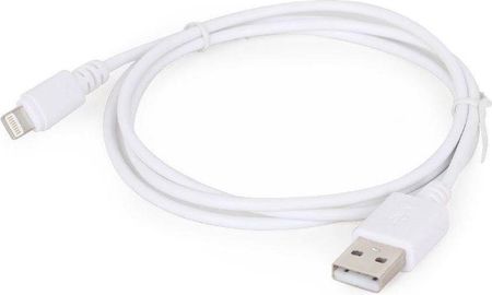 Gembird Kabel USB Lightning 1m biały (CC-USB2-AMLM-W-1M)