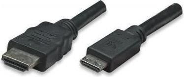 Techly Kabel - Mini HDMI 1.8m Czarny (ICOC-HDMI-B-015)