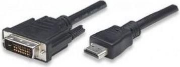 Techly Kabel HDMI - DVI 3m Czarny (ICOC-HDMI-D-030)