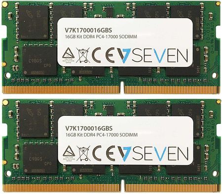 Pamięć RAM V7 DDR4 16GB (2x8GB) 2133MHz CL15 (V7K1700016GBS)