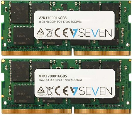 V7 DDR4 16GB (2x8GB) 2133MHz CL15 (V7K1700016GBS)