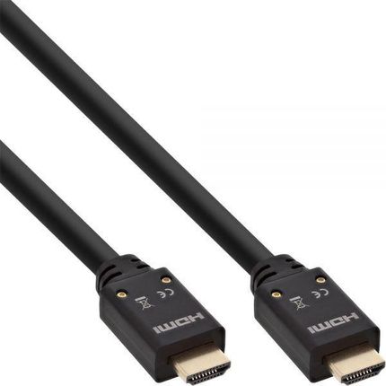 InLine Kabel Active High Speed HDMI + Ethernet 4K2K M/M czarny pozłacane kontakty - 25m (17525B)