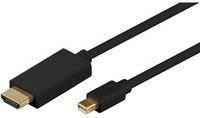 MicroConnect Kabel Mini Displayport-HDMI 3m (MDPHDMI3B-4K)