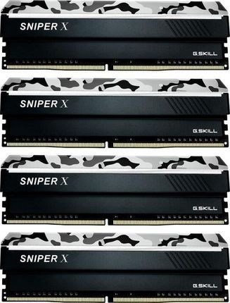 メモリー G.SKILL SNIPER X DDR4 32GB (4x8GB) G.Skillから迷彩柄クーラー搭載DDR4メモリ「Sniper X」シリーズ