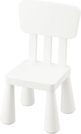 IKEA MAMMUT krzesełko dziecięce biały 