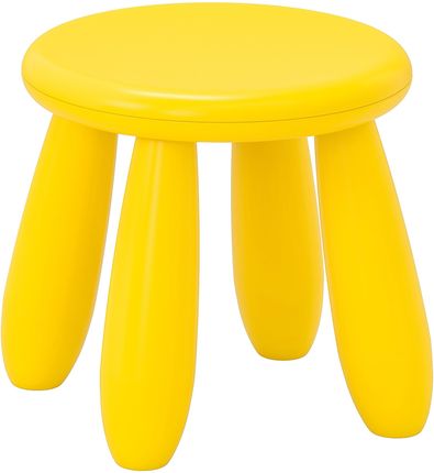 IKEA MAMMUT stołek dziecięcy żółty 