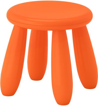 IKEA MAMMUT stołek dziecięcy pomarańczowy 