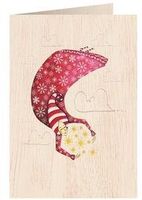 Zdjęcie Karnet drewniany C6 + koperta Święta Kobieta w obłokach - Sompolno