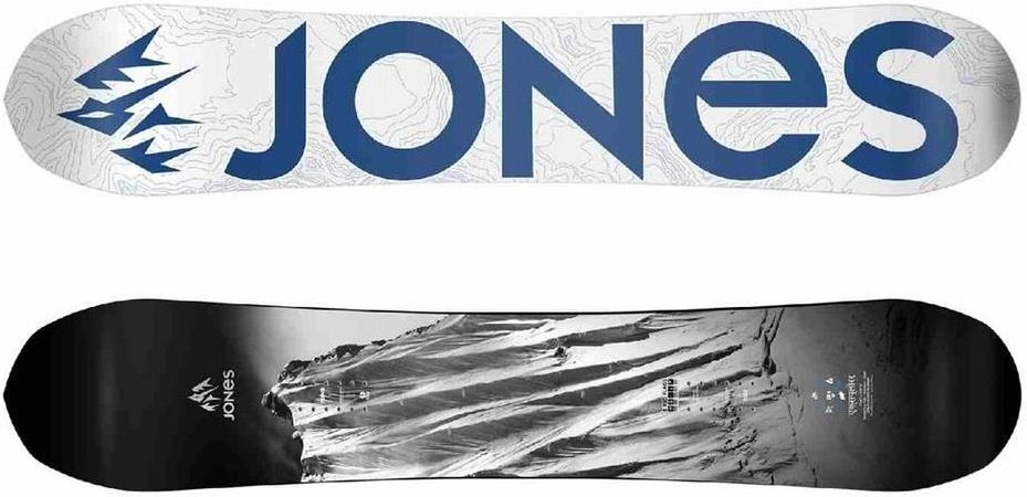 Deska snowboardowa Jones Explorer Split Czarny Szary 15/16