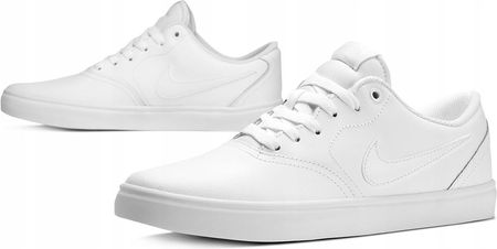 nike sb check solar white leather