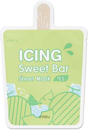 A'pieu Icing Sweet Bar Sheet Mask Melon Odżywczo-kojąca maska 21g