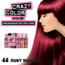 Renbow Crazy Color Zmywalna Farba Do Włosów 100Ml 066 Ruby Rouge