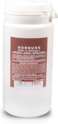 Hornung Henna W Proszku Brązowa 50G
