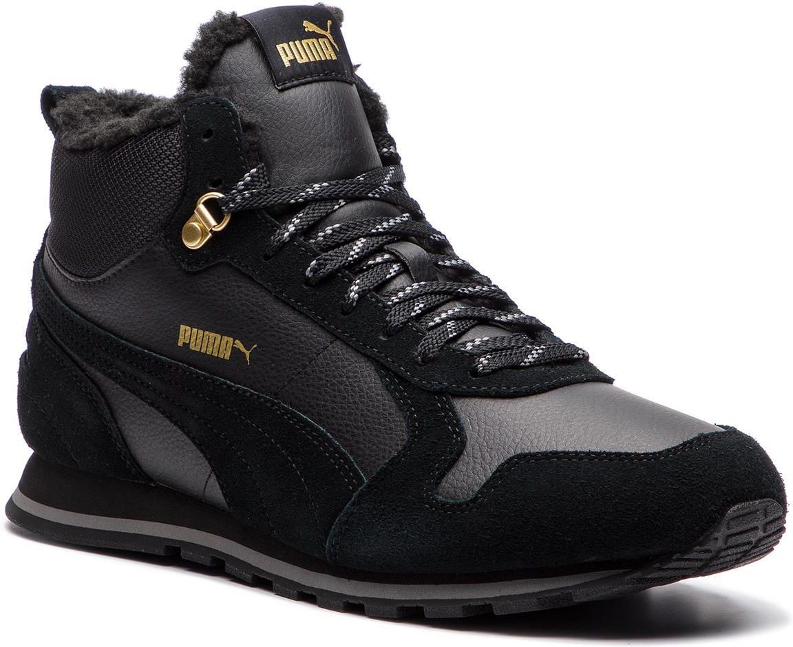 puma st runner mid fur boot