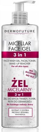 DermoFuture żel miceralny do twarzy 3w1 400ml