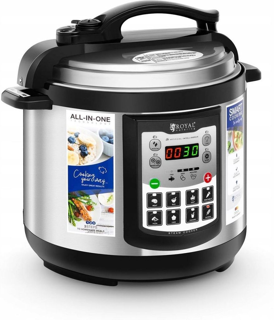 Royal Catering Szybkowar Elektryczny - 4L Rc-Hpc4L - zdjęcie 3 Royal Catering Szybkowar Elektryczny - 4L Rc-Hpc4L