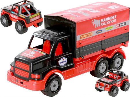 Wader Mammoet Ciężarówka Transportowa + Jeep Quad Rally 67951