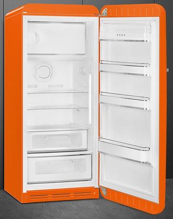 Lodówka SMEG FAB28ROR3 z zamrażalnikiem górnym 153 cm Pomarańczowa - zdjęcie 5