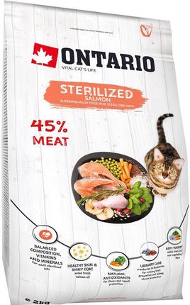 Ontario Sterilised Z Łososiem 2kg