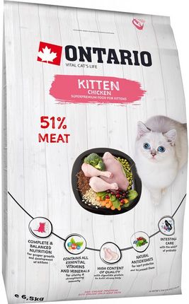 Ontario Kitten Z Kurczakiem 6,5kg