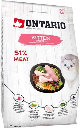 Ontario Kitten Z Kurczakiem 2kg