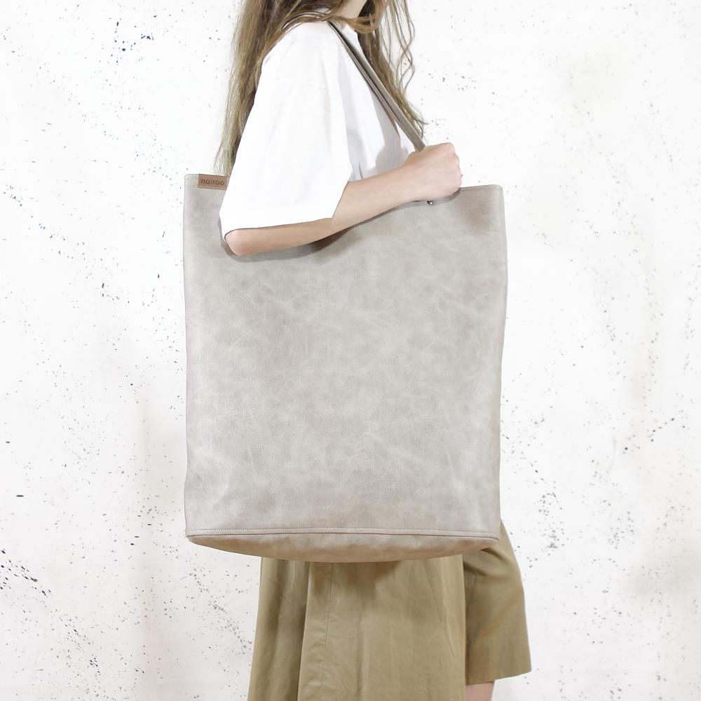 Mega Shopper bag czarny na zamek duża torba Mega Shopper bag czarny na zamek duża torba