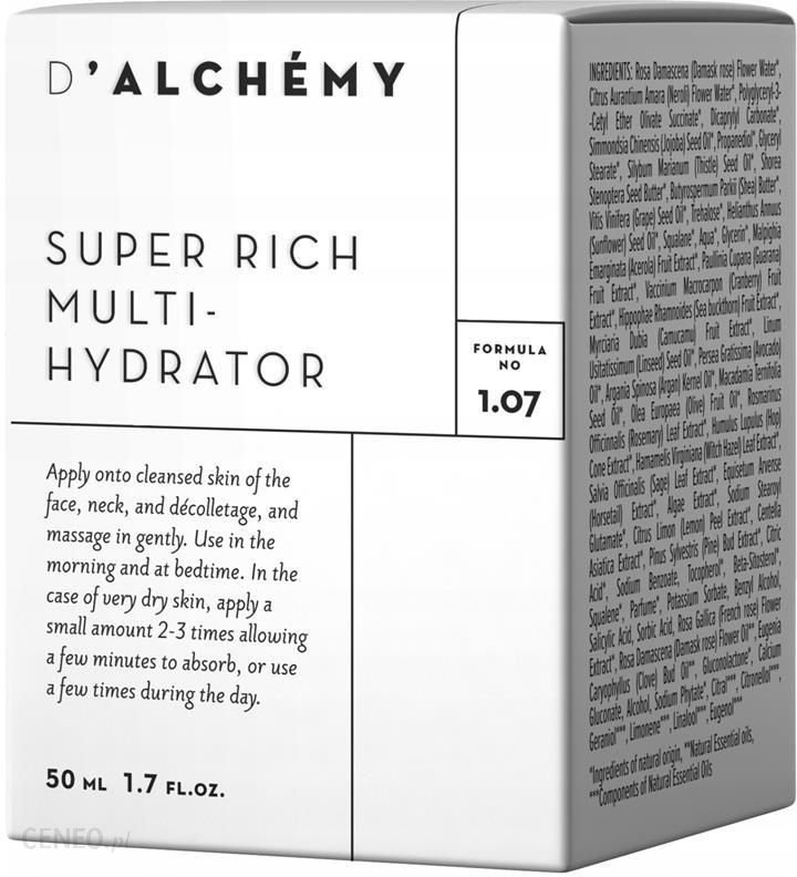 D'alchemy Super Rich Multi-Hydrator Bogaty krem do cery przewlekle suchej 50ml