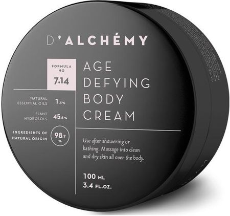 D'Alchemy Age Defying Body Cream Przeciwstarzeniowy krem do ciała 100ml