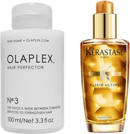 Olaplex Hair Perfector No.3 and Elixir Ultime do odbudowy i pielęgnacji włosów kuracja 100ml + olejek 100ml