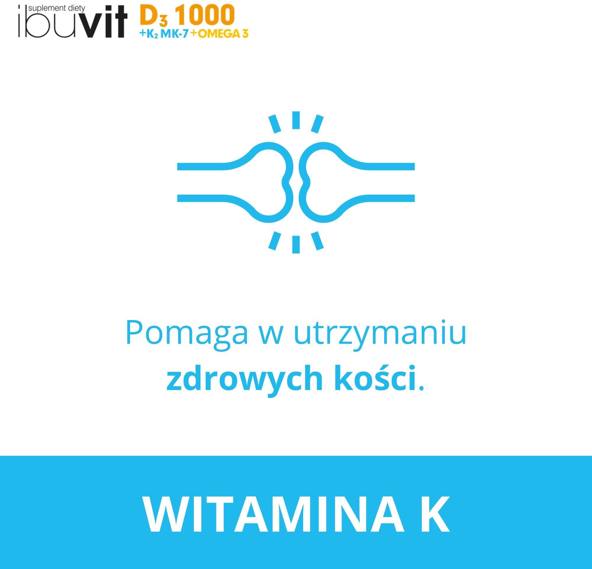 Ibuvit D3 1000 + K2 MK-7 Omega 3 30 kaps. - Opinie i ceny na Ceneo.pl