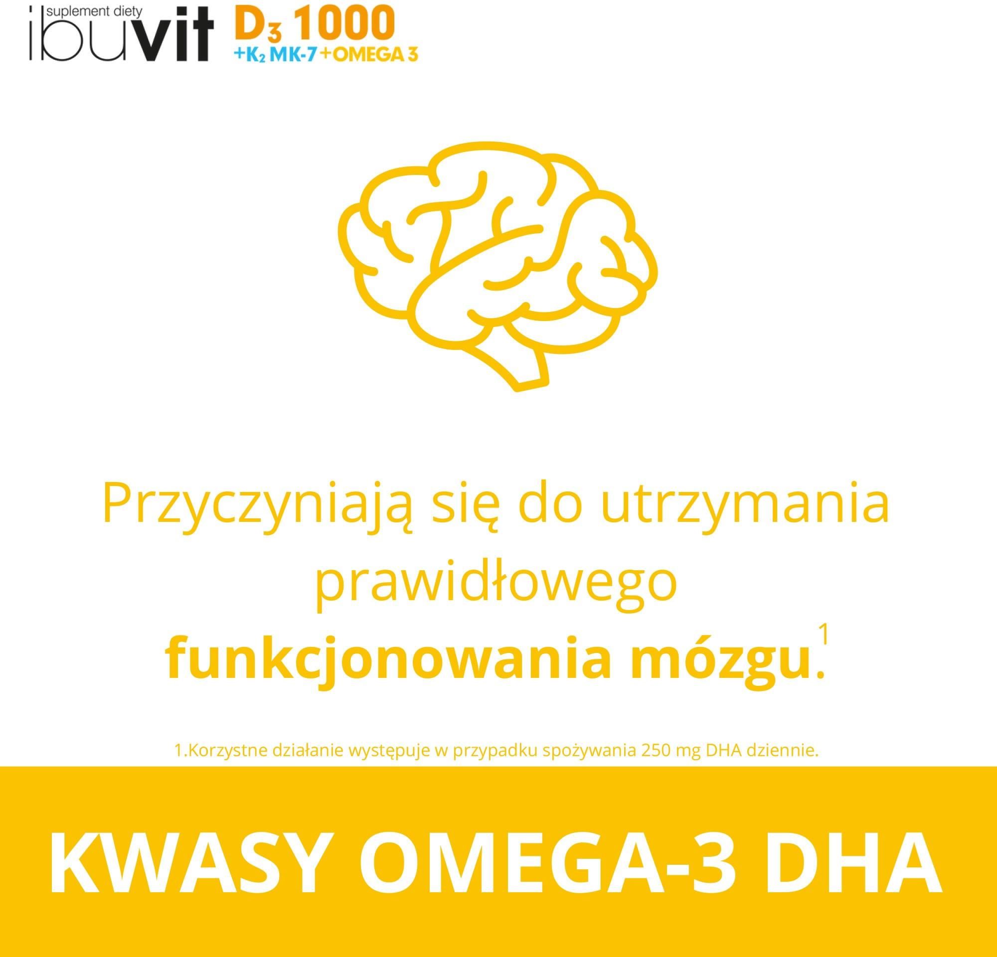 Ibuvit D3 1000 + K2 MK-7 Omega 3 30 kaps. - Opinie i ceny na Ceneo.pl