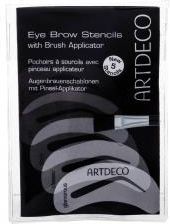 Artdeco Eye Brow Stencils With Brush Applicator regulacja brwi 5szt