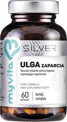 MyVita Silver ULGA zaparcia (roślinny komplex) 60 kapsułek